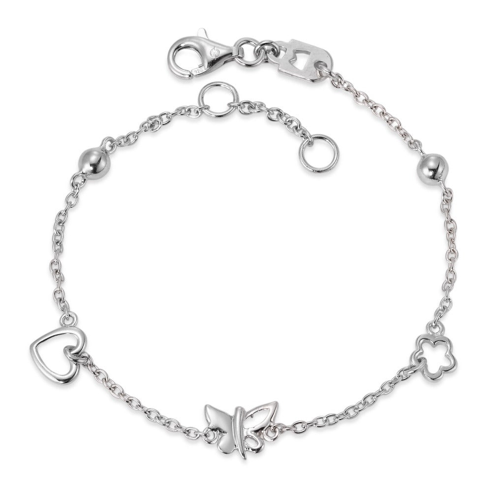 Armband Silber rhodiniert Schmetterling verstellbar