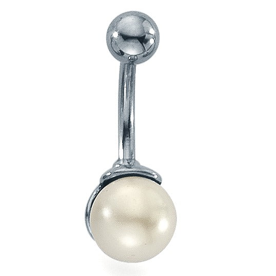 Bauchpiercing Edelstahl shining Pearls