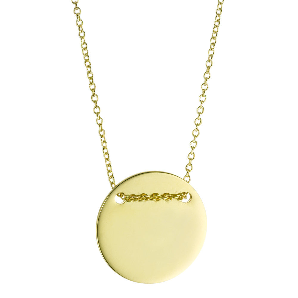 Collier Gold 375 gravierbar