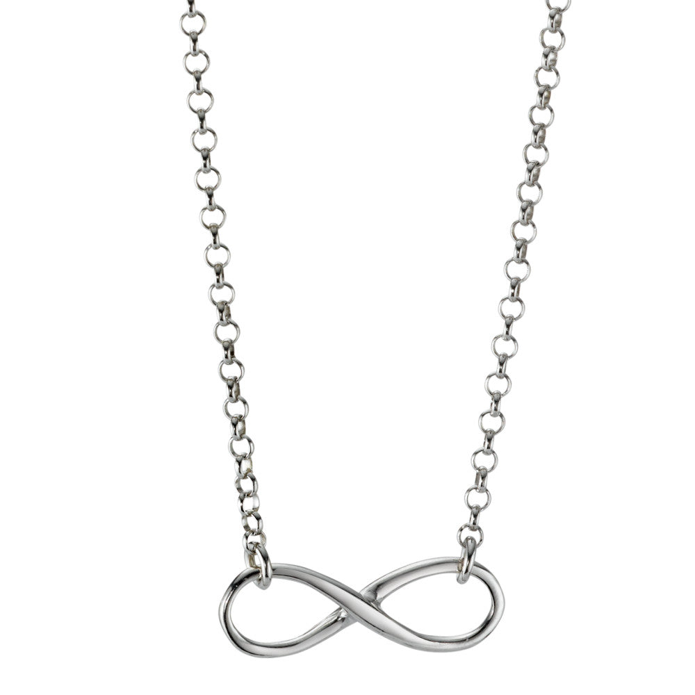 Anker-Collier Silber Infinity 42 - verstellbar