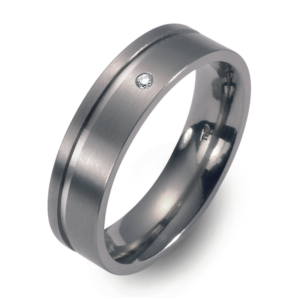 Partnerring Titan Diamant 0.03 ct, w-si