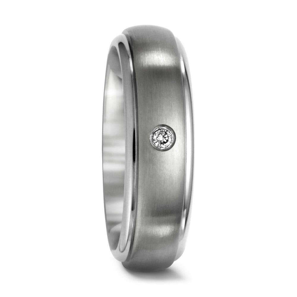 Partnerring Titan Diamant 0.03 ct, w-si