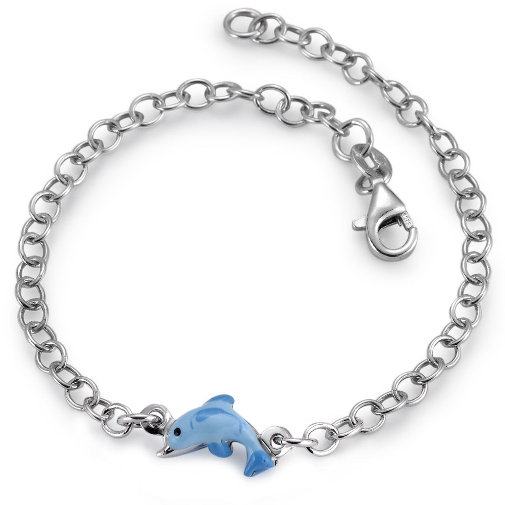 Armband Silber rhodiniert Delfin