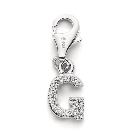 Charms Silber Zirkonia 4 Steine