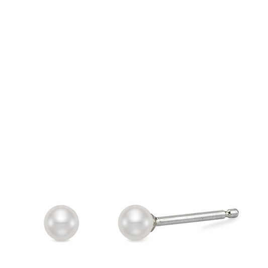 Ohrstecker Silber rhodiniert shining Pearls