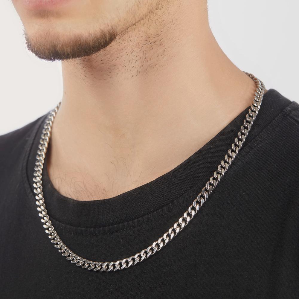 Collier Edelstahl 55 cm