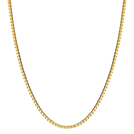 Venezianer diamantiert-Halskette 750/18 K Gelbgold  40 cm