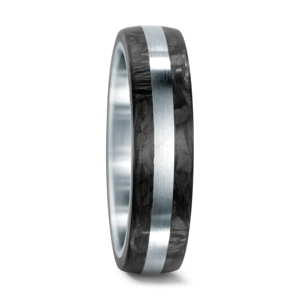 Partnerring Edelstahl, Carbon