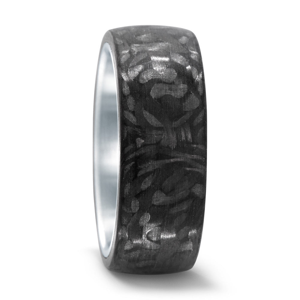 Partnerring Edelstahl, Carbon