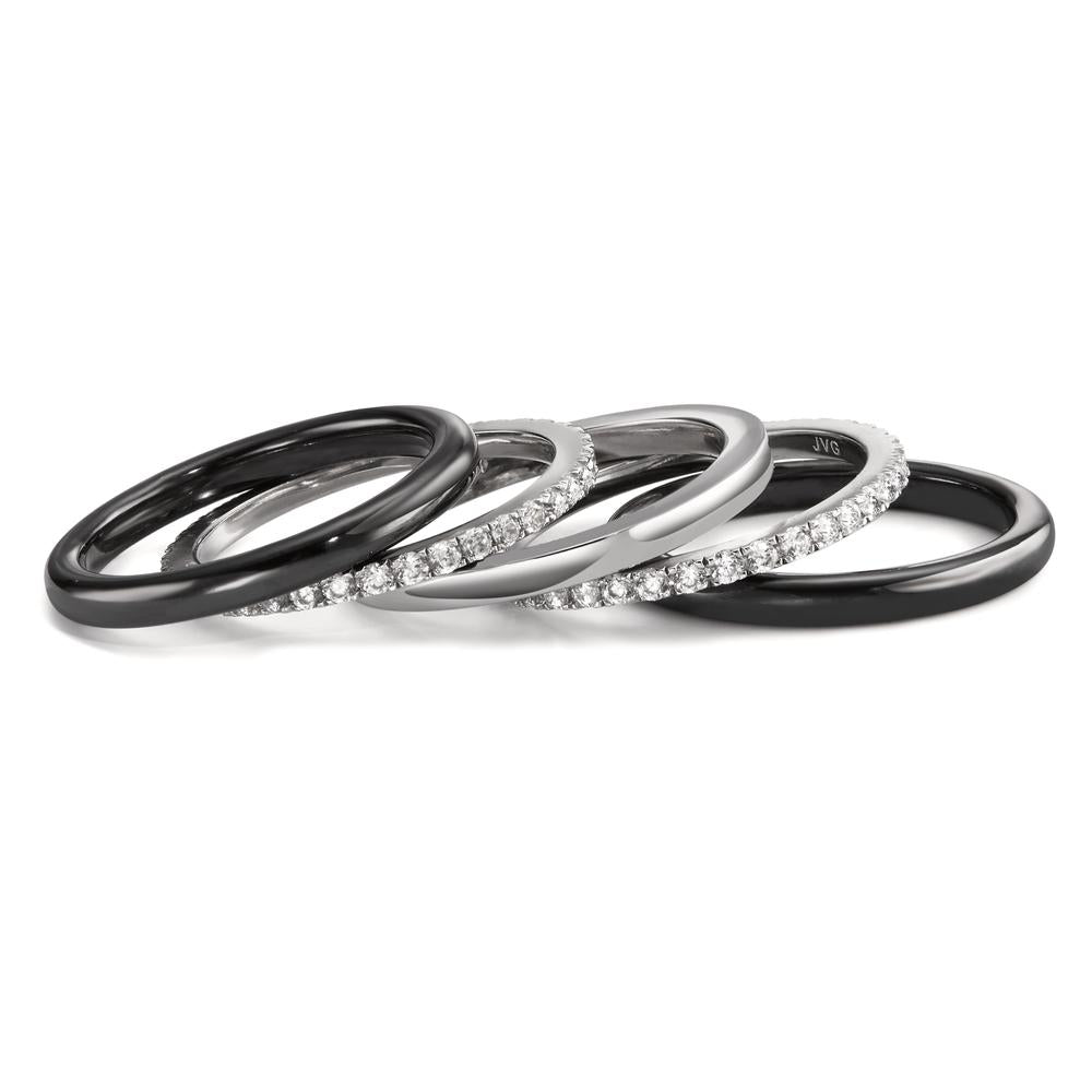 Memory Ring Silber rhodiniert