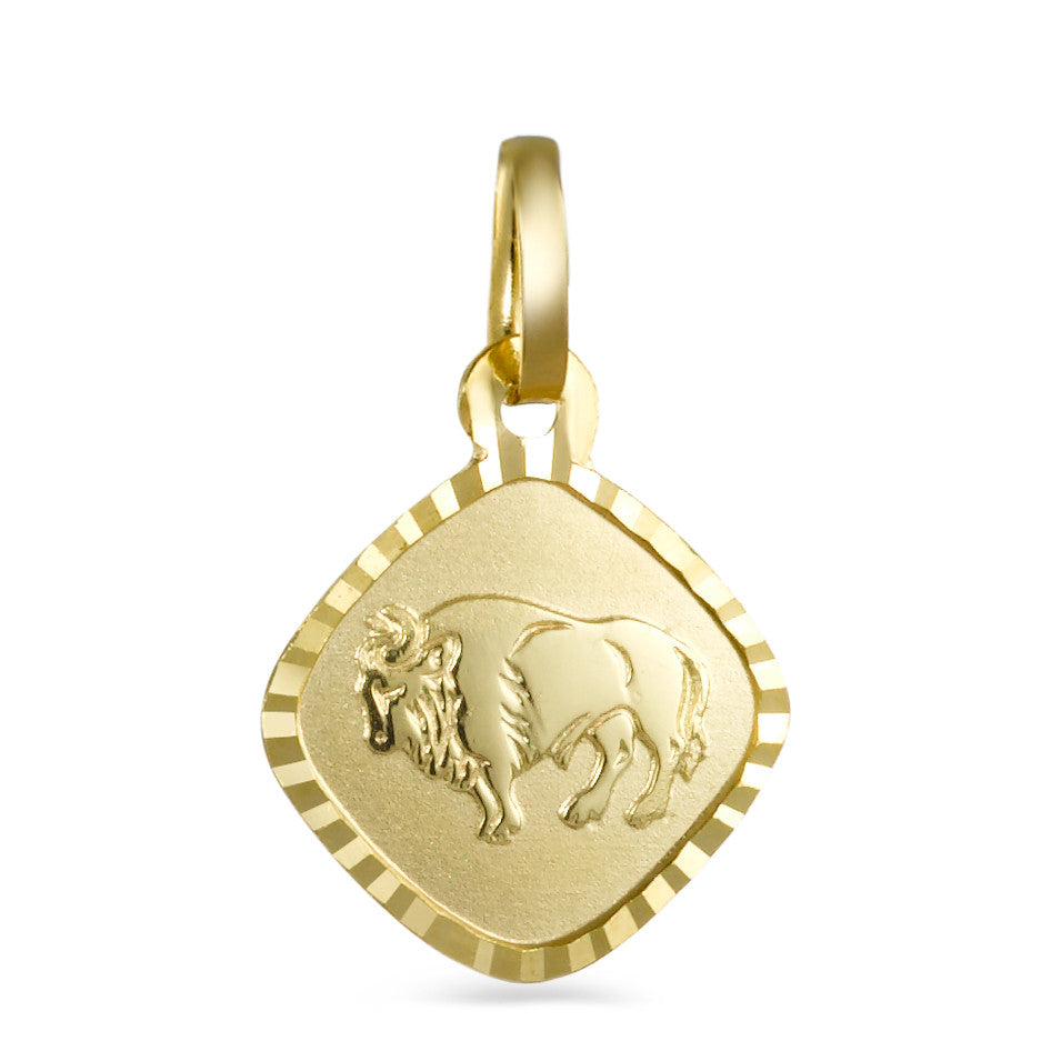 Anhänger 750/18 K Gelbgold Sternzeichen Stier