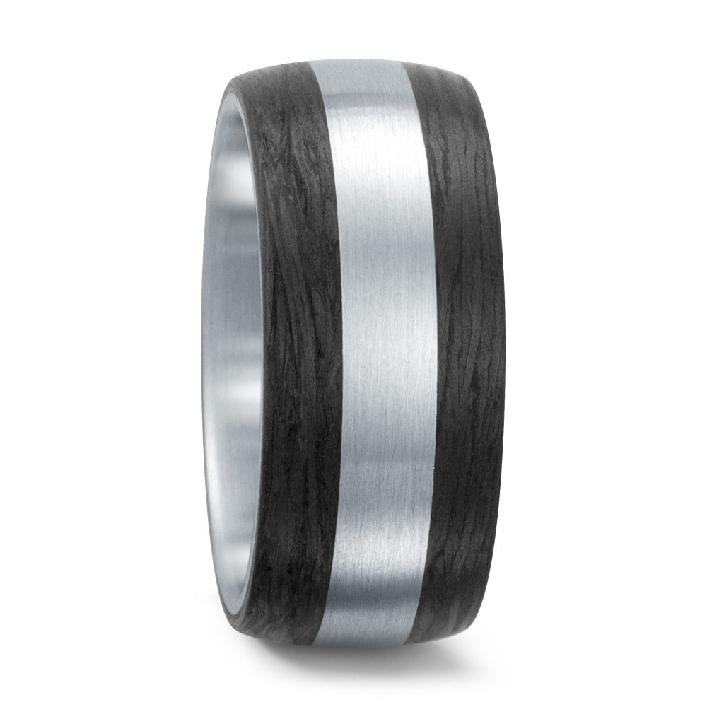 Partnerring Edelstahl, Carbon