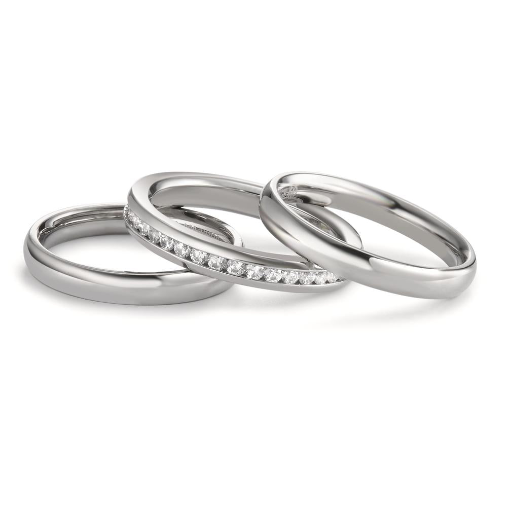 Memory Ring Edelstahl Zirkonia