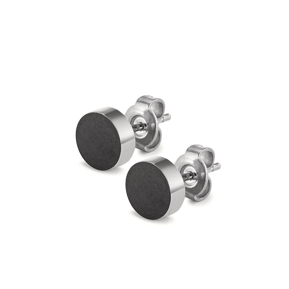 Ohrstecker Edelstahl IP beschichtet Ø7 mm