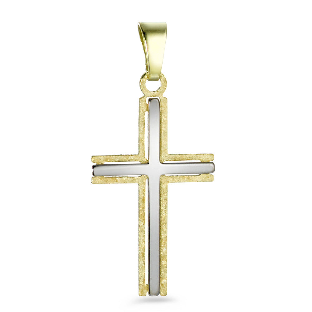 Anhänger 585/14 K Gelbgold Kreuz