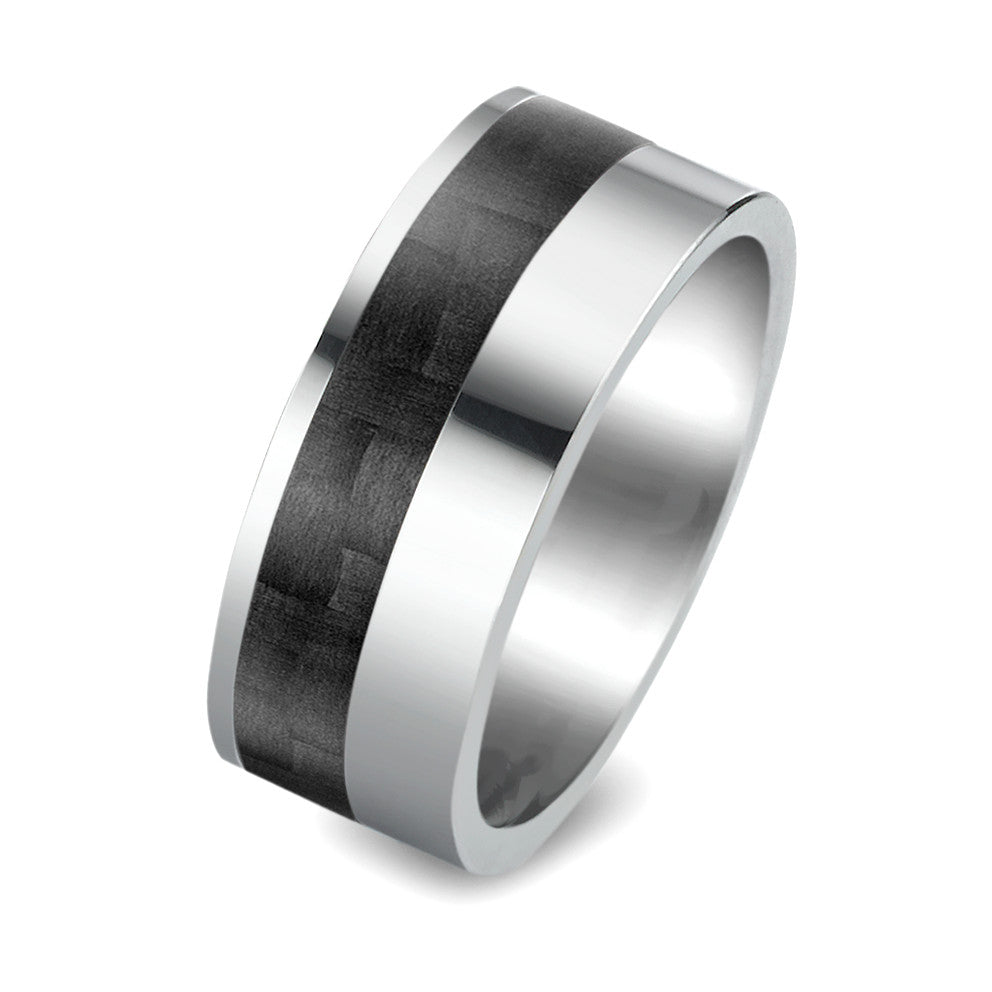 Fingerring Wolfram, Carbon