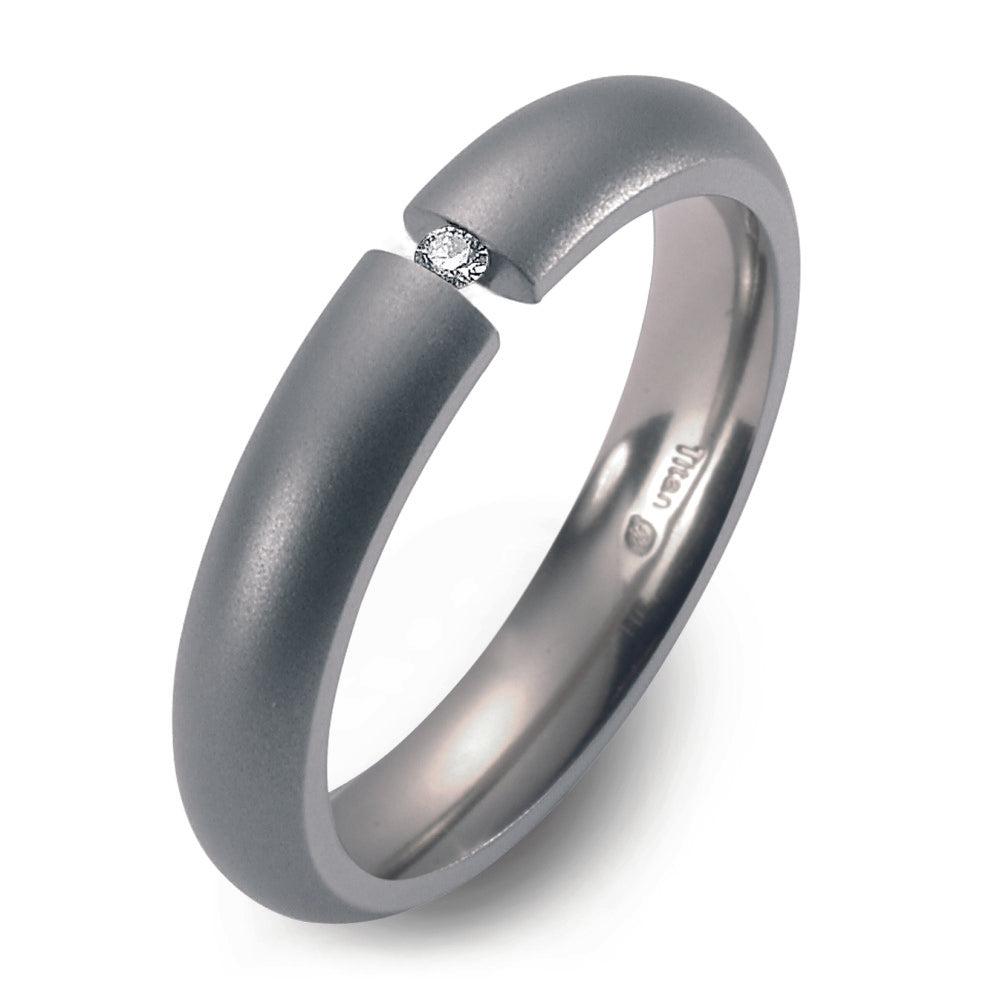 Partnerring Titan Diamant 0.05 ct