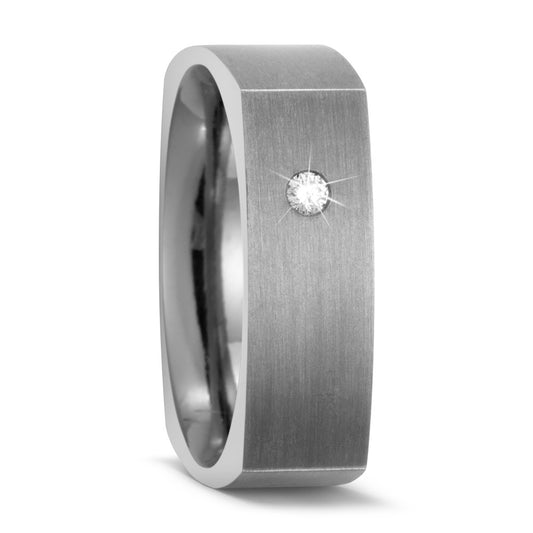 Partnerring Titan Diamant 0.03 ct, w-si