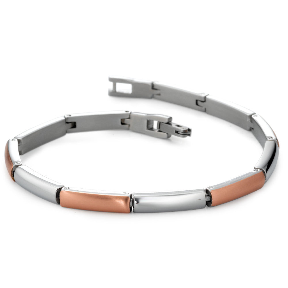 Armband Edelstahl rosé IP beschichtet