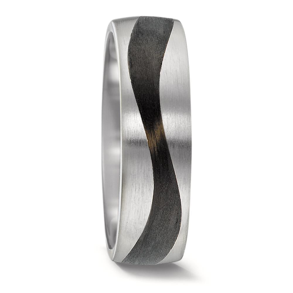 Partnerring Edelstahl, Carbon