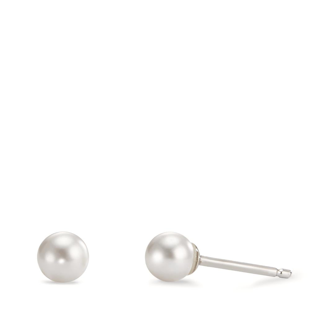 Ohrstecker Silber rhodiniert shining Pearls