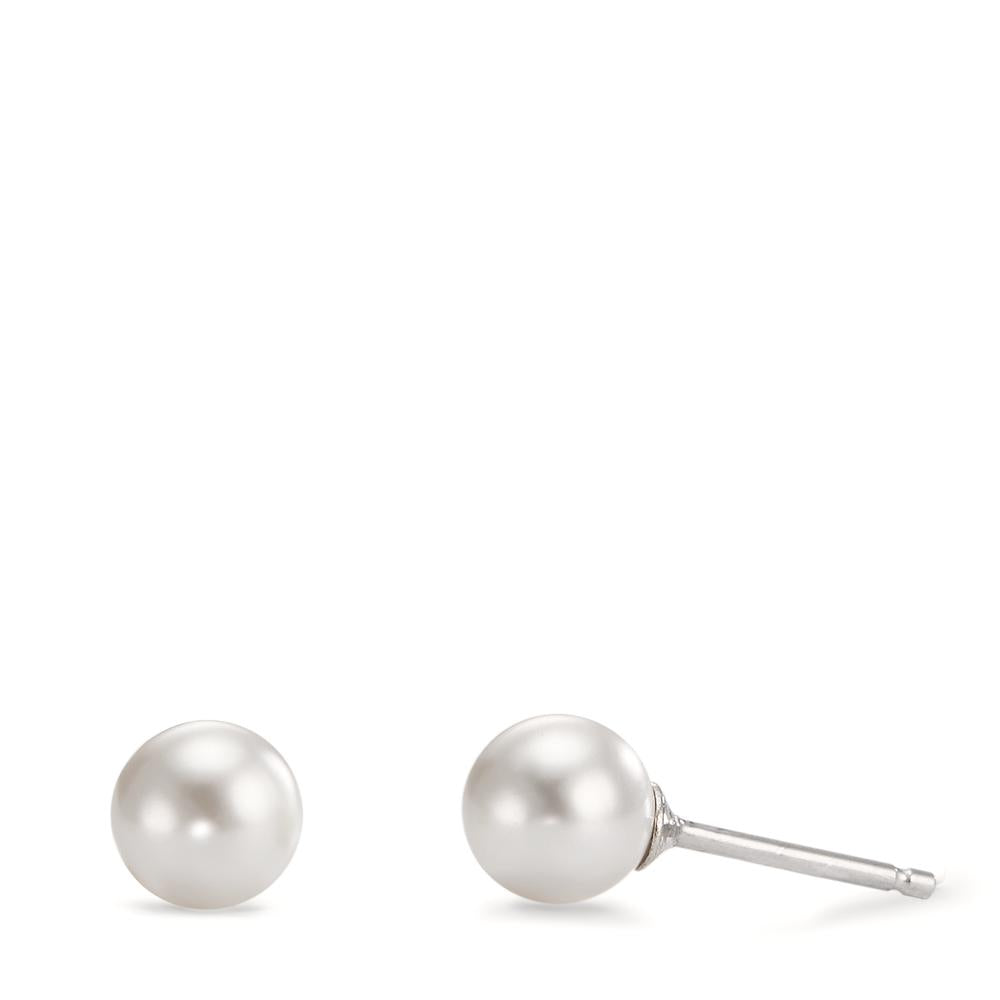 Ohrstecker Silber rhodiniert shining Pearls