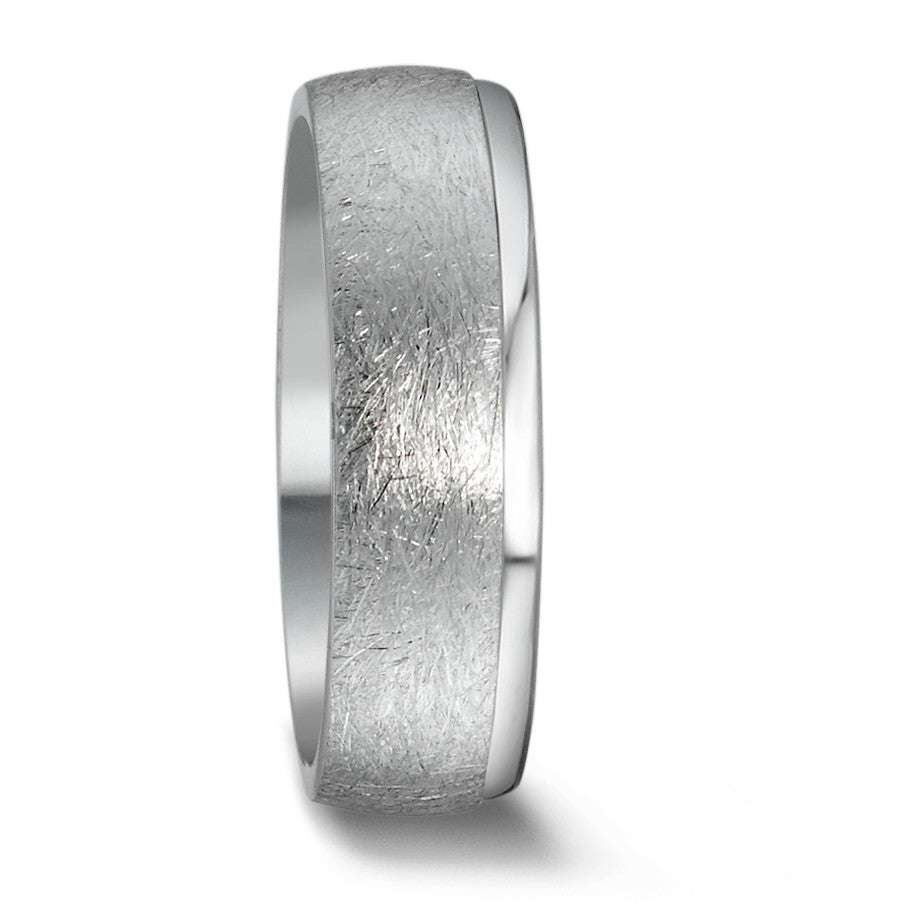 Partnerring Silber rhodiniert