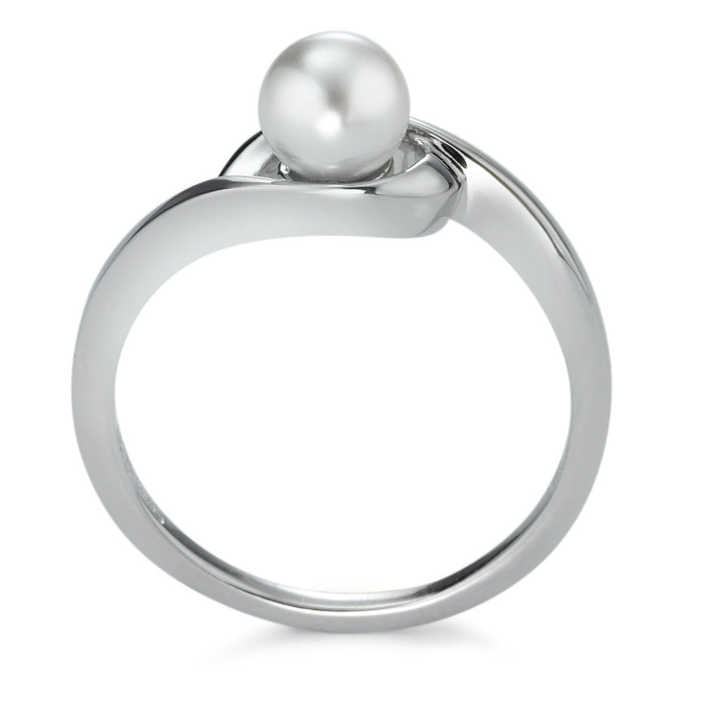 Fingerring Silber rhodiniert shining Pearls