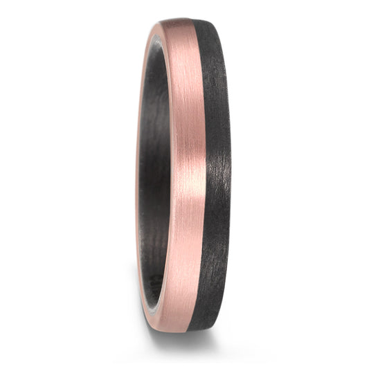 Partnerring 585/14 K Rosegold, Carbon