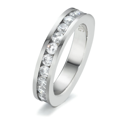 Memory Ring Edelstahl Zirkonia