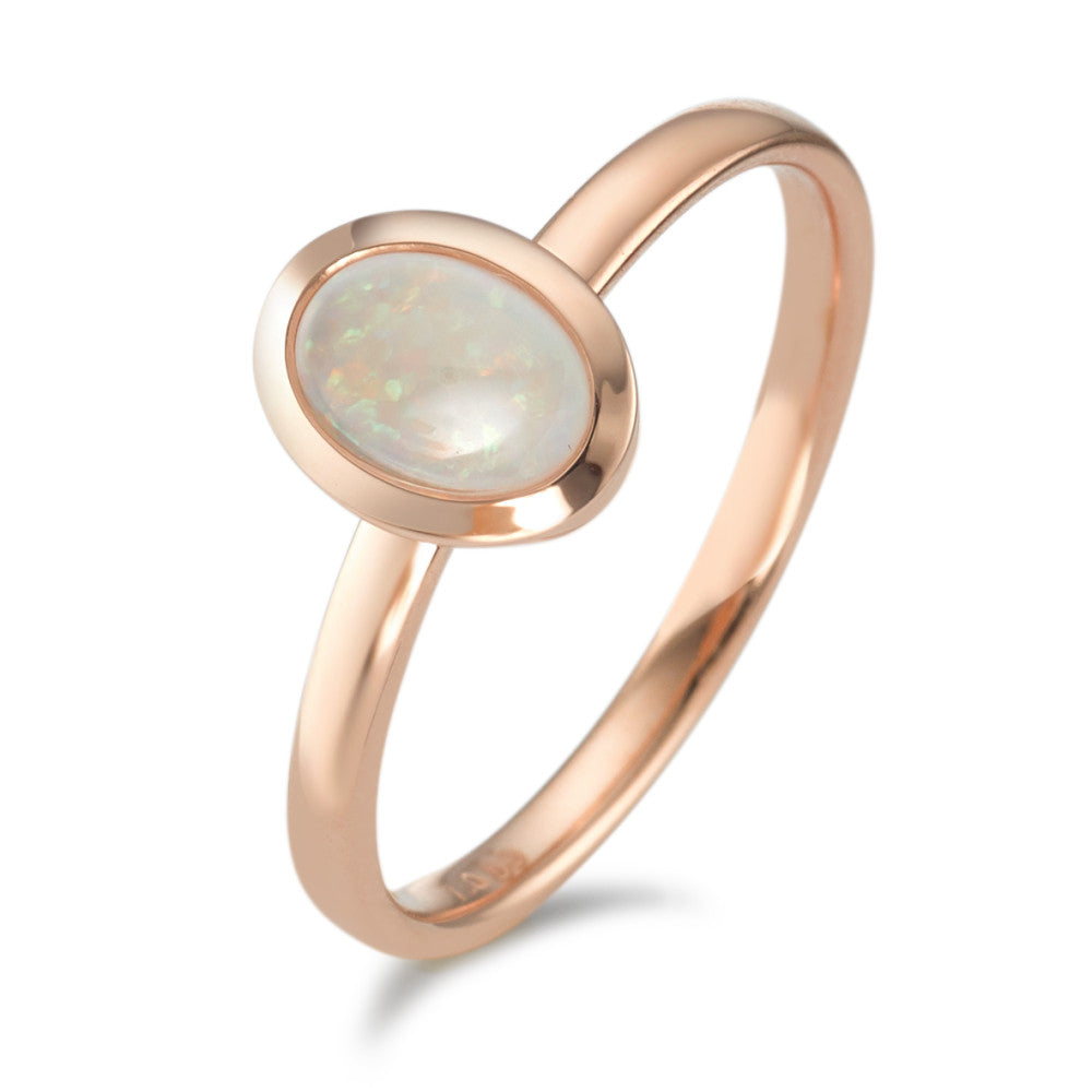 Fingerring 750/18 K Rotgold Opal