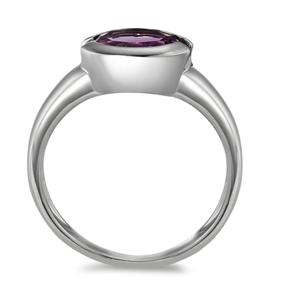 Fingerring 375/9 K Weissgold Amethyst