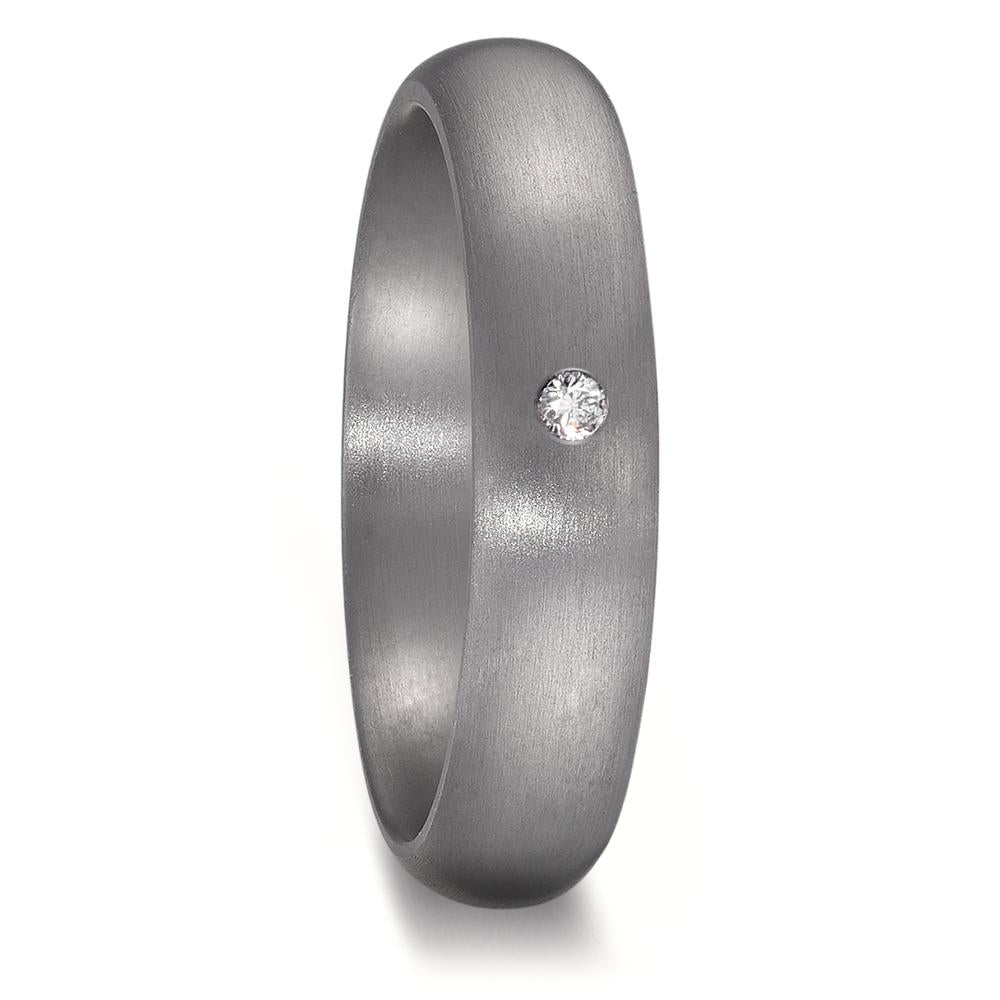 Partnerring 999 Tantal Diamant 0.03 ct, w-si