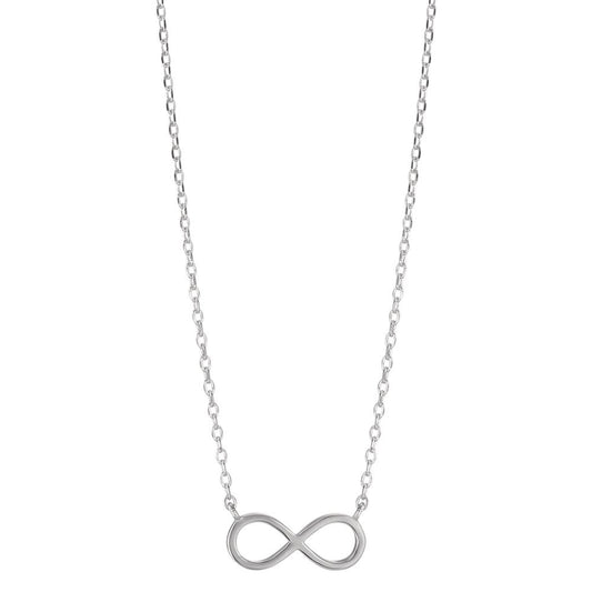 Collier Silber rhodiniert Infinity 39-44 cm verstellbar