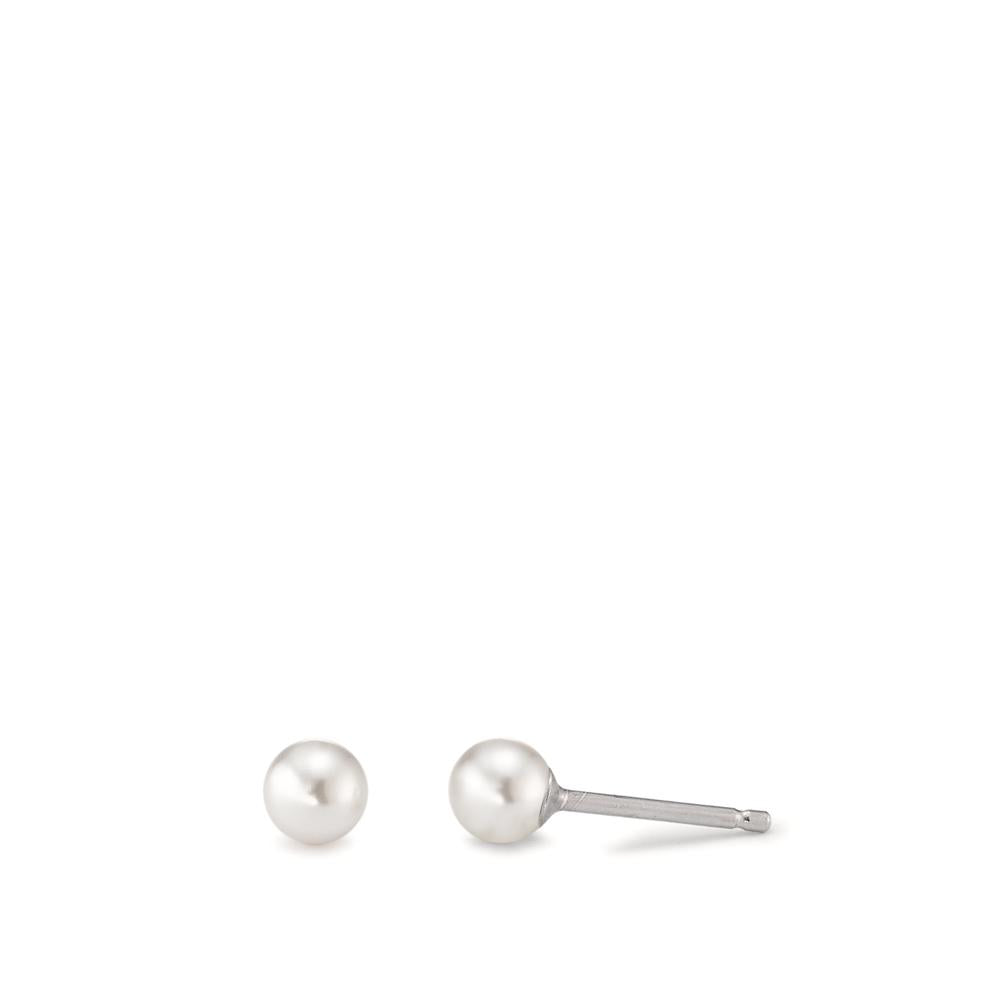 Ohrstecker Silber rhodiniert shining Pearls