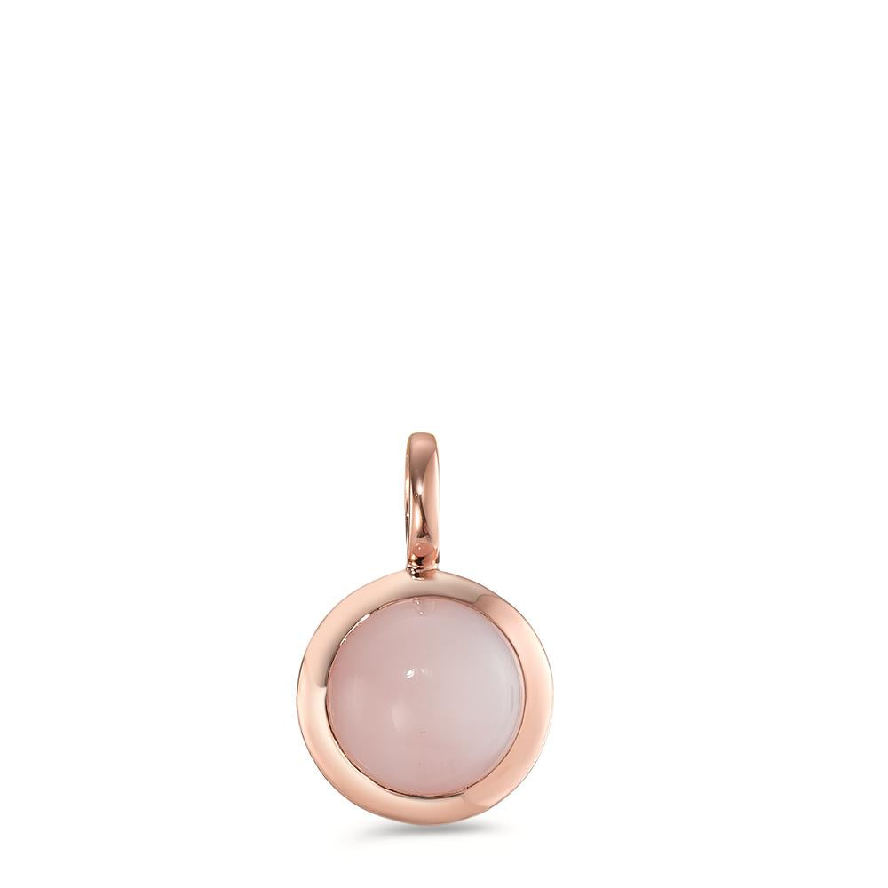 Anhänger 375/9 K Rotgold Opal rosa Ø8.5 mm