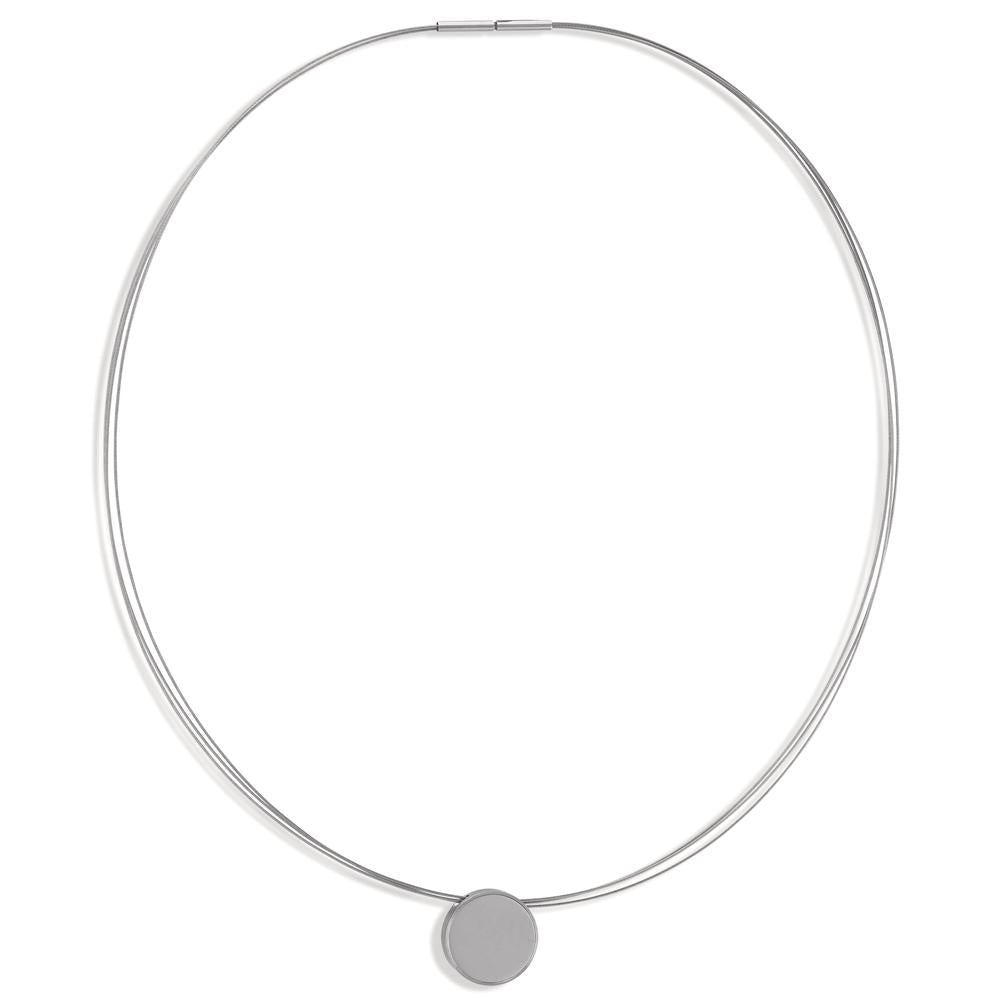 Collier Edelstahl grau IP beschichtet 42 cm Ø15 mm