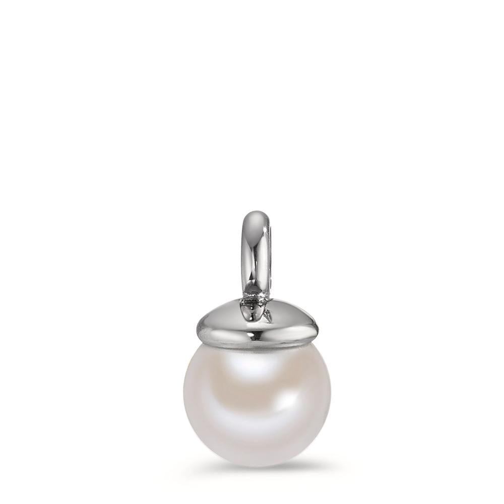 Pearl Drop Anhänger Arya, Edelstahl mit Muschelperle, Ø7mm