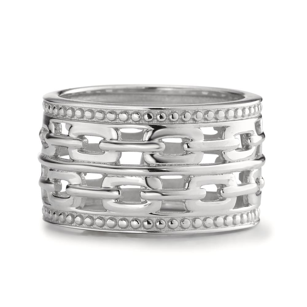 Fingerring Silber rhodiniert