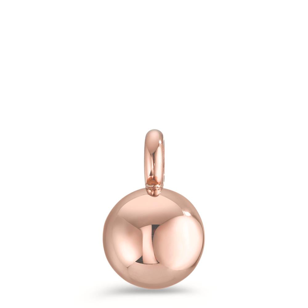 Charm-Anhänger Bola Roségold aus Edelstahl glänzend Ø8 mm