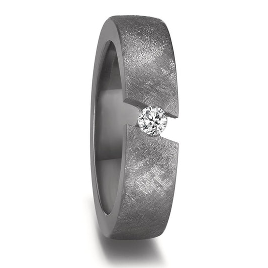 Partnerring 999 Tantal Diamant 0.08 ct, w-si