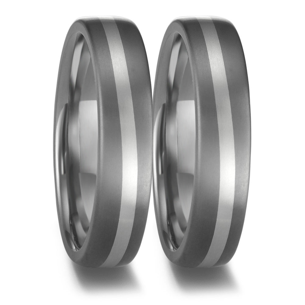 Partnerring 999 Tantal, 950 Platin