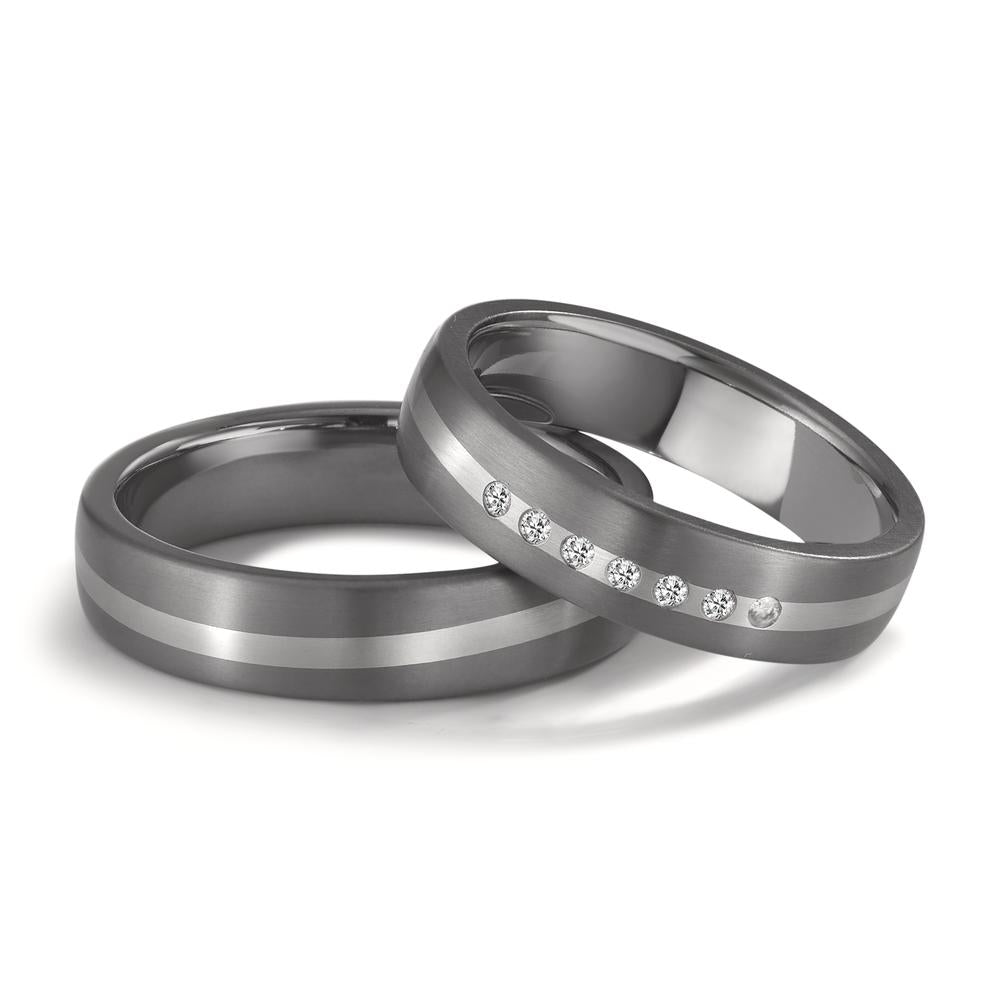 Partnerring 999 Tantal, 950 Platin