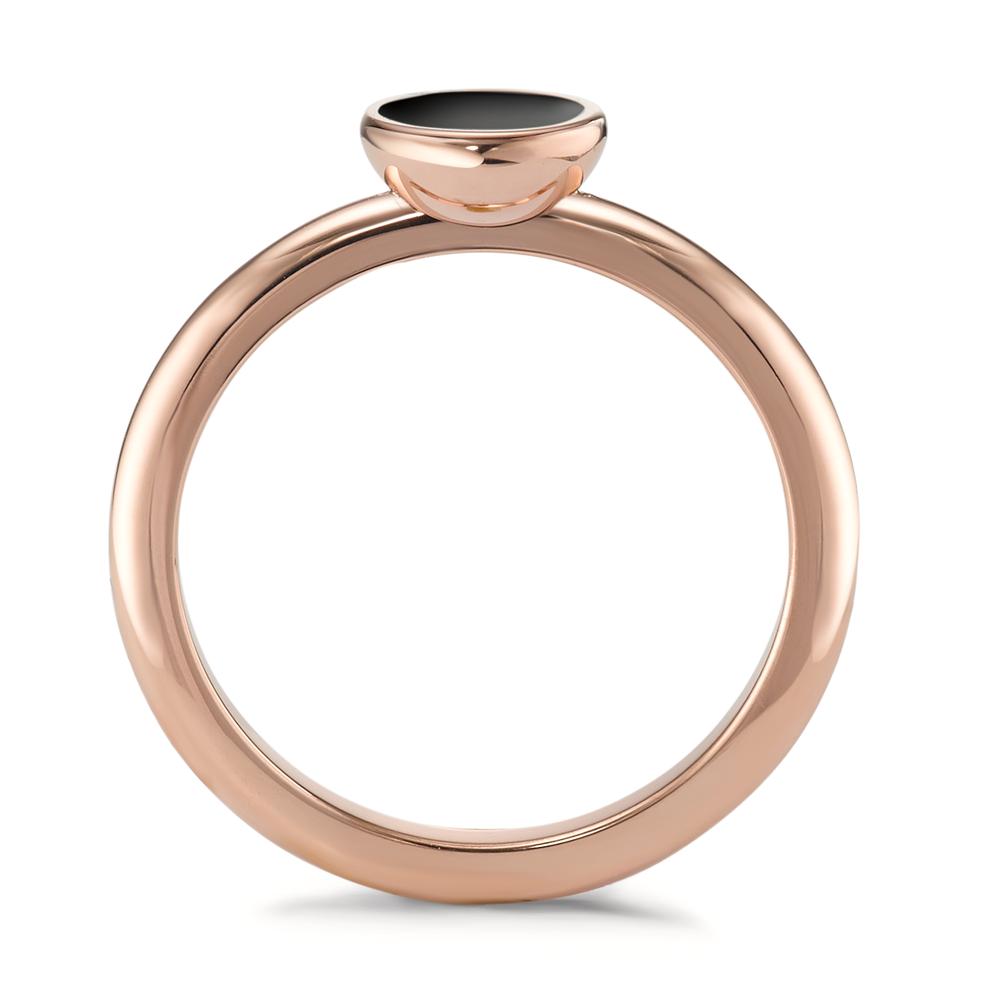 Fingerring Edelstahl rosé IP beschichtet Ø7 mm