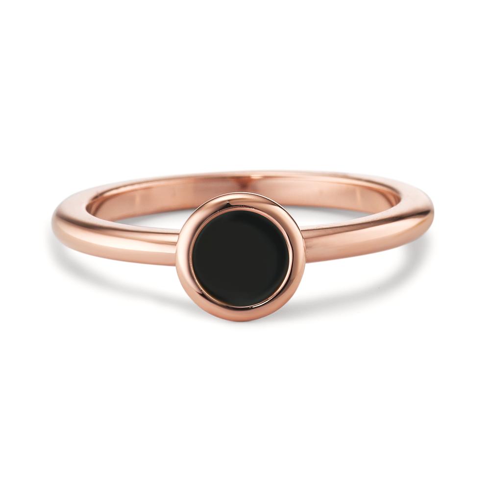 Fingerring Edelstahl rosé IP beschichtet Ø7 mm