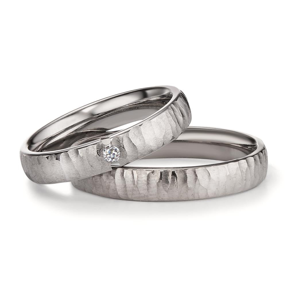 Partnerring Titan Diamant 0.03 ct, w-si