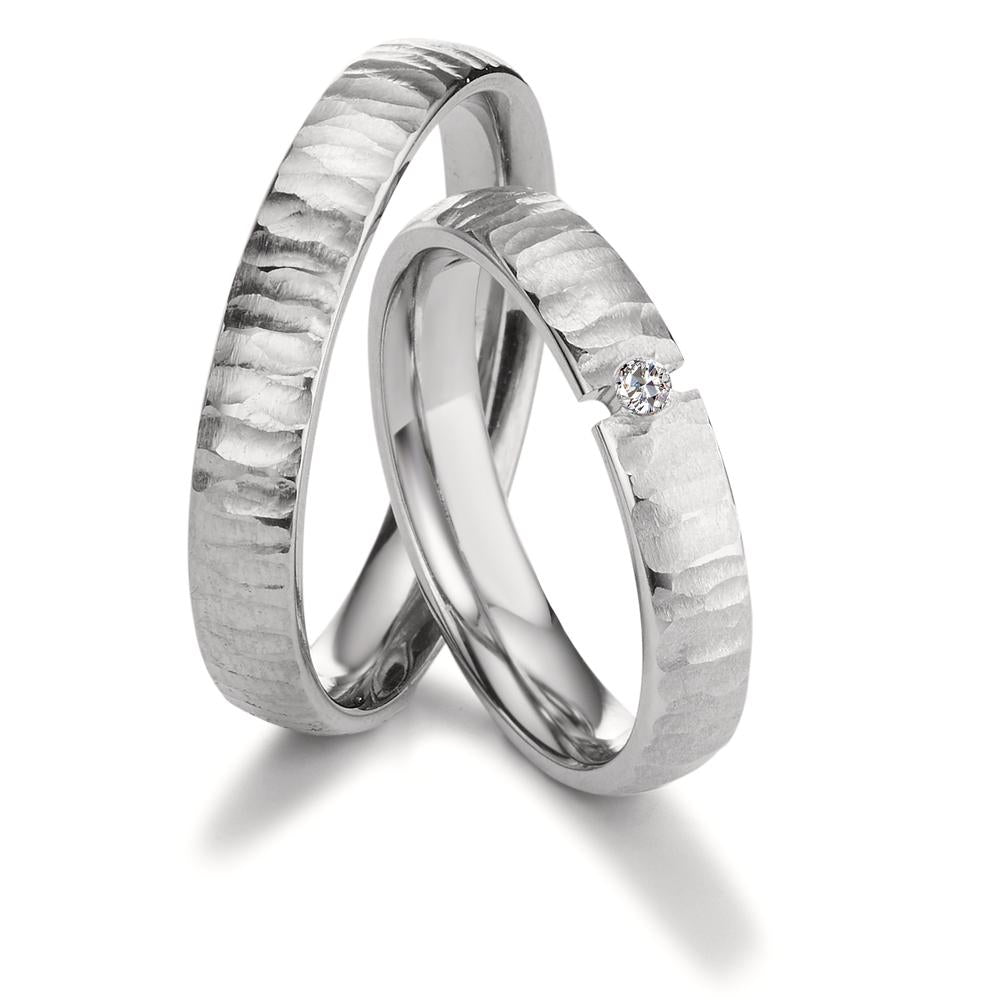 Partnerring Titan Diamant 0.03 ct, w-si