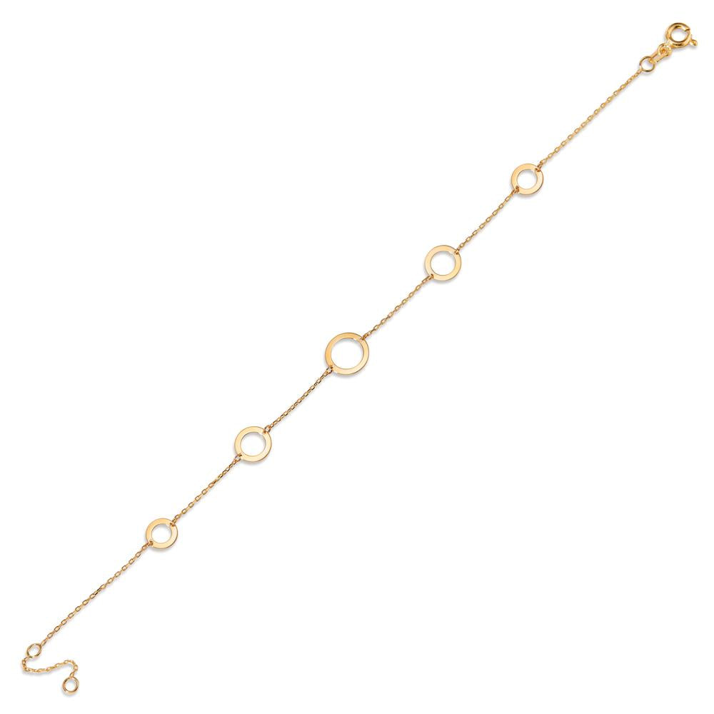 Armband 585/14 K Gelbgold verstellbar