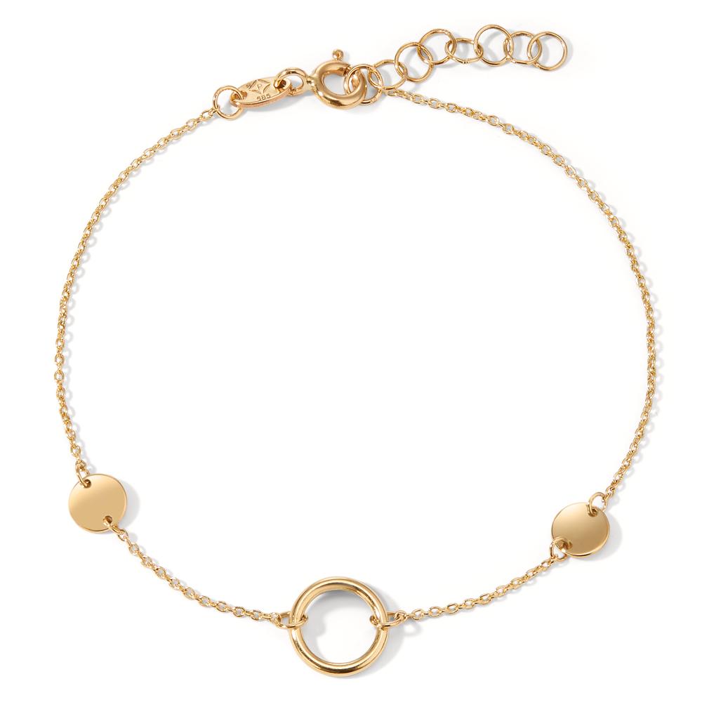 Armband 585/14 K Gelbgold verstellbar