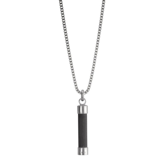 Signature Kette Pendulum aus Carbon mit Edelstahl 60 cm